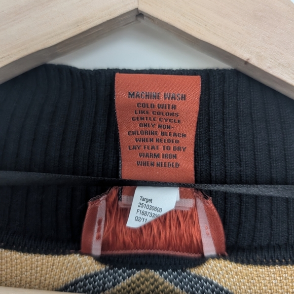 Women’s MISSONI x Target Open Front Cardigan Sweater Chevron LongSleeve Size XS - Picture 6 of 7